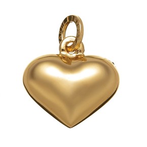 Charm Giovanni Raspini Cuore Dorato - 8570 Charm Giovanni Raspini Cuore Dorato - 8570