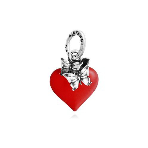 Charm Giovanni Raspini Cuore Farfalle Rosso - 12463