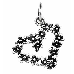 Charm Giovanni Raspini Cuore Margherite - 9465 Charm Giovanni Raspini Cuore Margherite - 9465