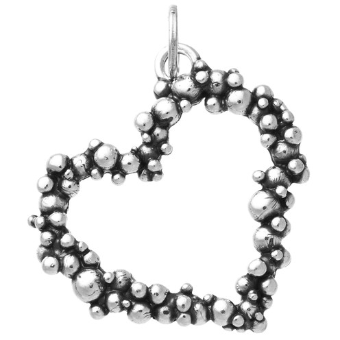 Charm Giovanni Raspini Cuore Perlage - 11094