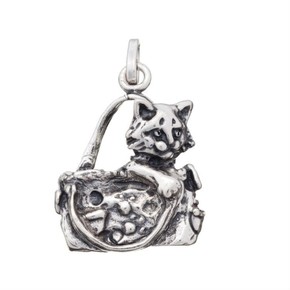 Charm Giovanni Raspini Gatto In Borsa - 8242