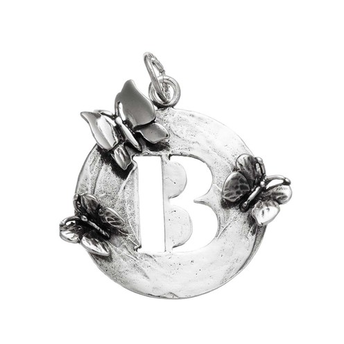 Charm Giovanni Raspini Lettera "B" Farfalle - 9556