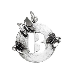 Charm Giovanni Raspini Lettera "B" Farfalle - 9556