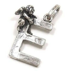 Charm Giovanni Raspini Lettera "E" Angelo - 6069