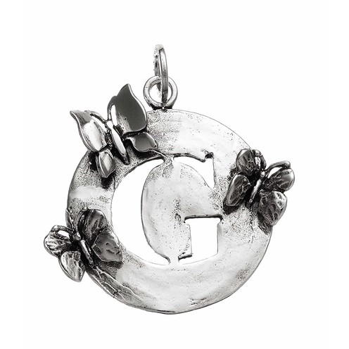 Charm Giovanni Raspini Lettera "G" Farfalle - 9561