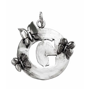 Charm Giovanni Raspini Lettera "G" Farfalle - 9561