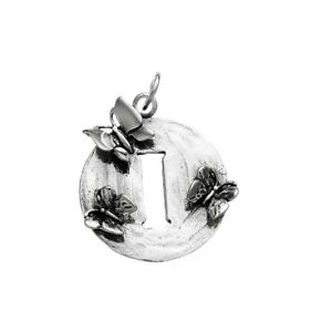 Charm Giovanni Raspini Lettera "I" Farfalle - 9563