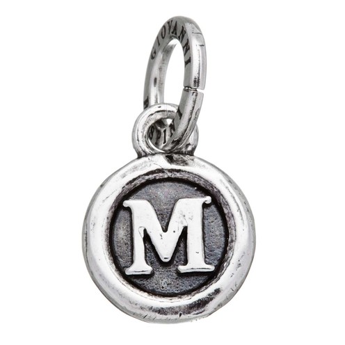 Charm Giovanni Raspini Lettera "M" Bottone - 9603
