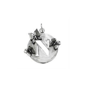 Charm Giovanni Raspini Lettera "N" Farfalle - 9568