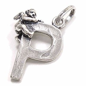 Charm Giovanni Raspini Lettera "P" Angelo - 6078 Charm Giovanni Raspini Lettera "P" Angelo - 6078
