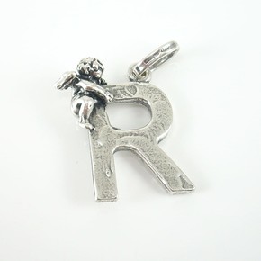 Charm Giovanni Raspini Lettera "R" Angelo - 6080 Charm Giovanni Raspini Lettera "R" Angelo - 6080