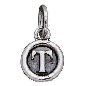 Charm Giovanni Raspini Lettera "T" Bottone - 9610 Charm Giovanni Raspini Lettera "T" Bottone - 9610