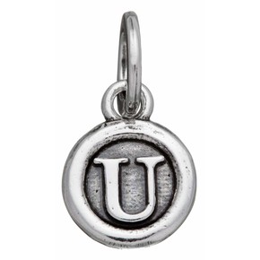Charm Giovanni Raspini Lettera "U" Bottone - 9611 Charm Giovanni Raspini Lettera "U" Bottone - 9611