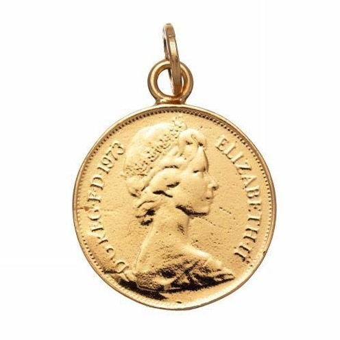 Charm Giovanni Raspini Moneta Dorata - 8566