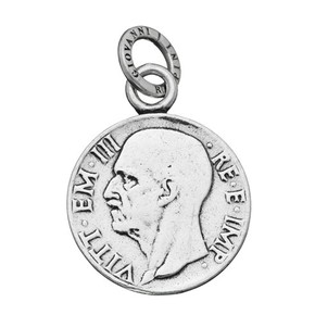 Charm Giovanni Raspini Moneta Vittorio Emanuele - 7159