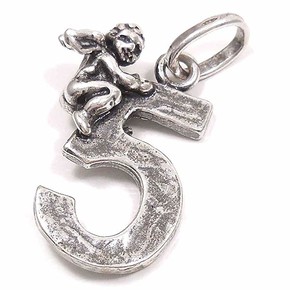 Charm Giovanni Raspini Numero 5 Angelo - 6135