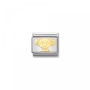 Charm Link Nomination Composable Bambina - 030162/73