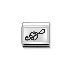 Charm Link Nomination Composable Chiave Di Violino - 330109/04