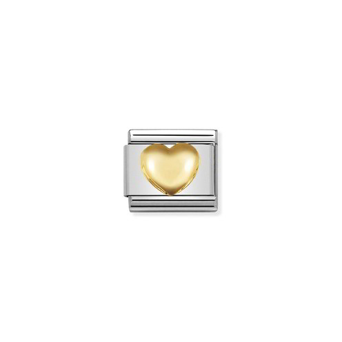 Charm Link Nomination Composable Cuore - 030116/01