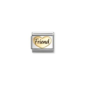 Charm Link Nomination Composable Cuore Friend - 030285/84