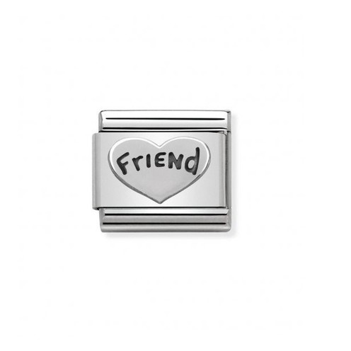 Charm Link Nomination Composable Cuore Friend - 330101/18