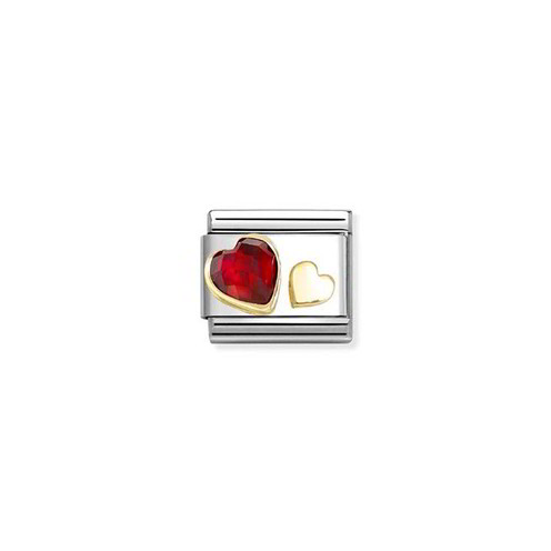 Charm Link Nomination Composable Cuore Rosso - 030613/05