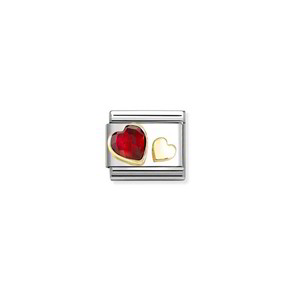 Charm Link Nomination Composable Cuore Rosso - 030613/05