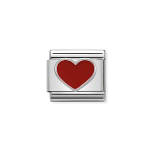 Charm Link Nomination Composable Cuore Rosso - 330202/17