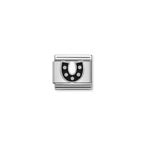Charm Link Nomination Composable Ferro Di cavallo - 330202/08