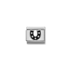 Charm Link Nomination Composable Ferro Di cavallo - 330202/08
