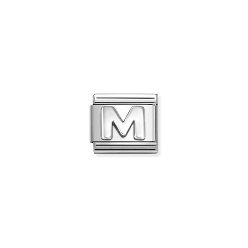Charm Link Nomination Composable Lettere M - 330113/13