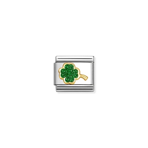 Charm Link Nomination Composable Quadrifoglio - 030220/18
