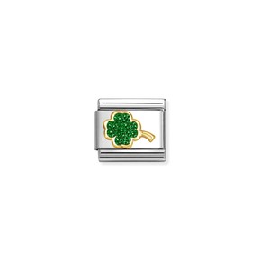 Charm Link Nomination Composable Quadrifoglio - 030220/18