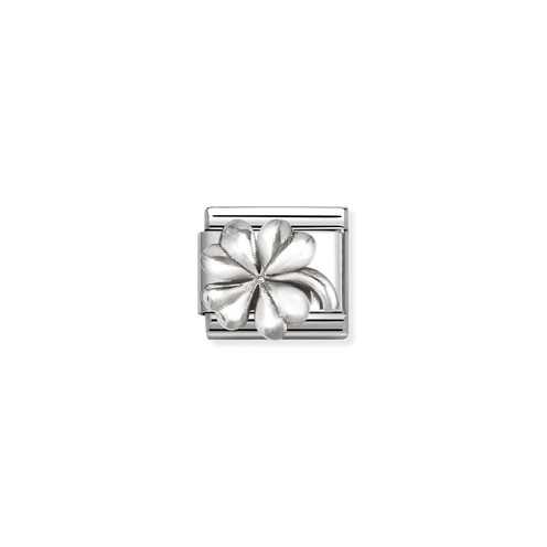 Charm Link Nomination Composable Quadrifoglio - 330101/96