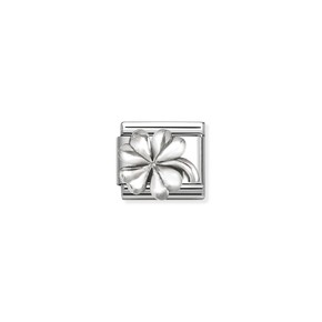 Charm Link Nomination Composable Quadrifoglio - 330101/96