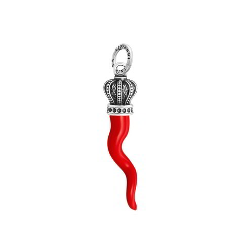 Charm Raspini Corno Corona Rosso - 12479