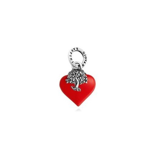 Charm Raspini Cuore Albero Della Vita Rosso - 12469