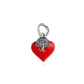 Charm Raspini Cuore Albero Della Vita Rosso - 12469