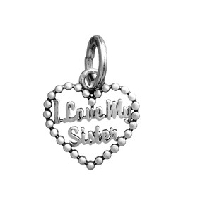 Charm Raspini Cuore I Love My Sister - 11718