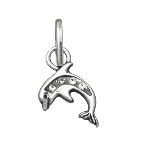 Charm Raspini Mini Delfino Crystal - 12181