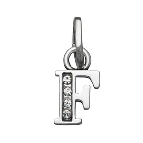 Charm Raspini Mini Lettera F Crystal - 12144