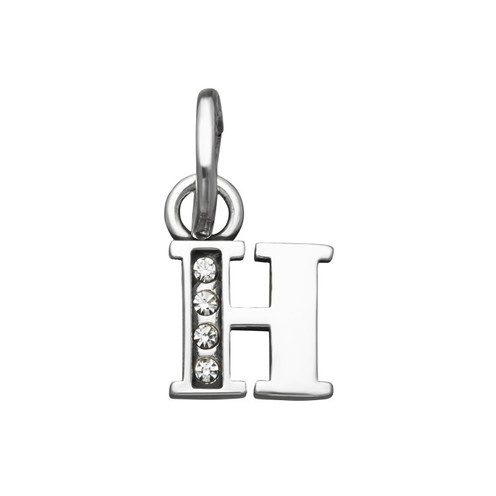 Charm Raspini Mini Lettera H Crystal - 12146