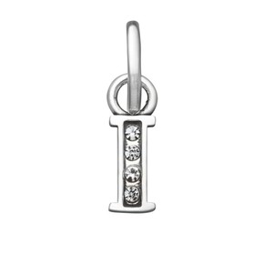 Charm Raspini Mini Lettera I Crystal - 12147 Charm Raspini Mini Lettera I Crystal - 12147