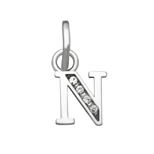 Charm Raspini Mini Lettera N Crystal - 12152