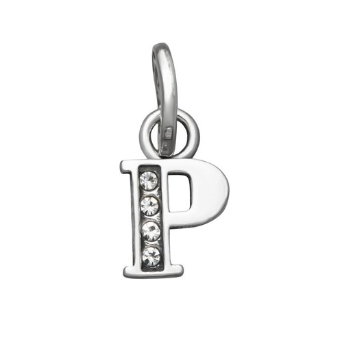 Charm Raspini Mini Lettera P Crystal - 12154