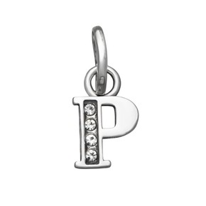 Charm Raspini Mini Lettera P Crystal - 12154 Charm Raspini Mini Lettera P Crystal - 12154