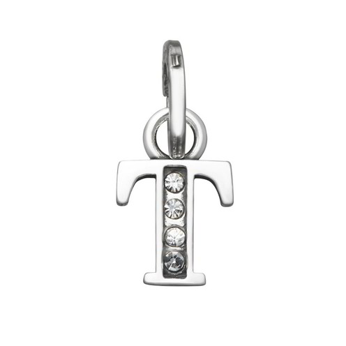 Charm Raspini Mini Lettera T Crystal - 12158