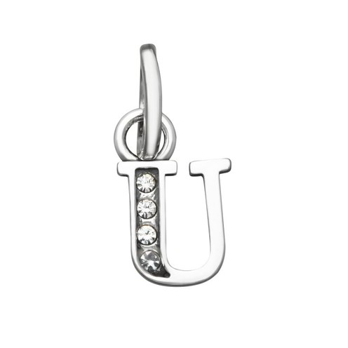 Charm Raspini Mini Lettera U Crystal - 12159