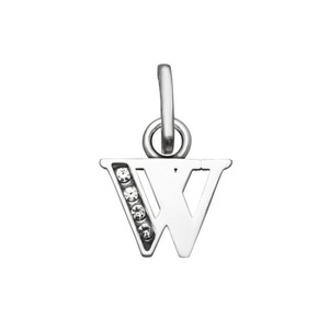 Charm Raspini Mini Lettera W Crystal - 12161 Charm Raspini Mini Lettera W Crystal - 12161