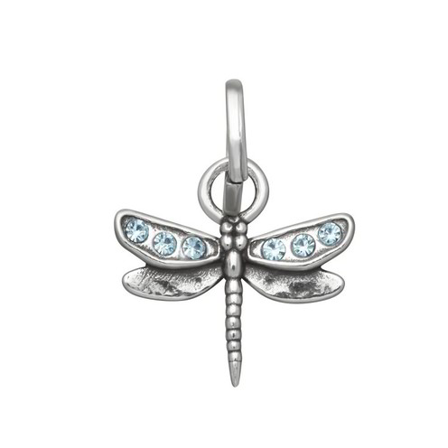 Charm Raspini Mini Libellula Crystal Celeste - 12185